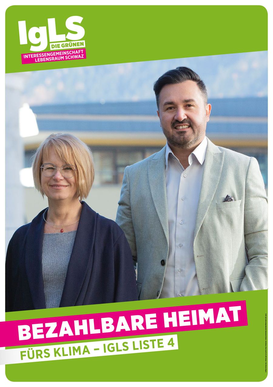 Plakat: Bezahlbare Heimat