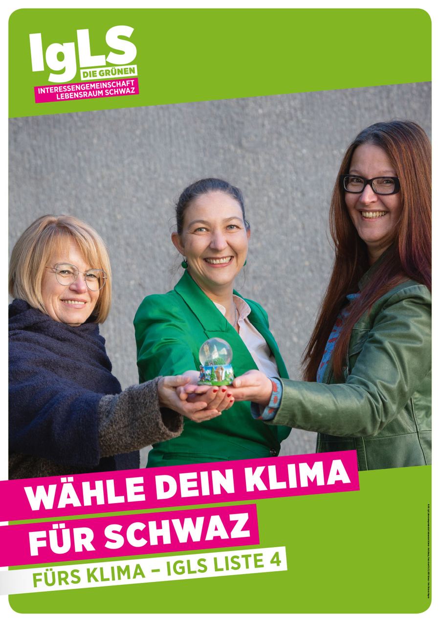 Plakat: Wähle dein Klima für Schwaz